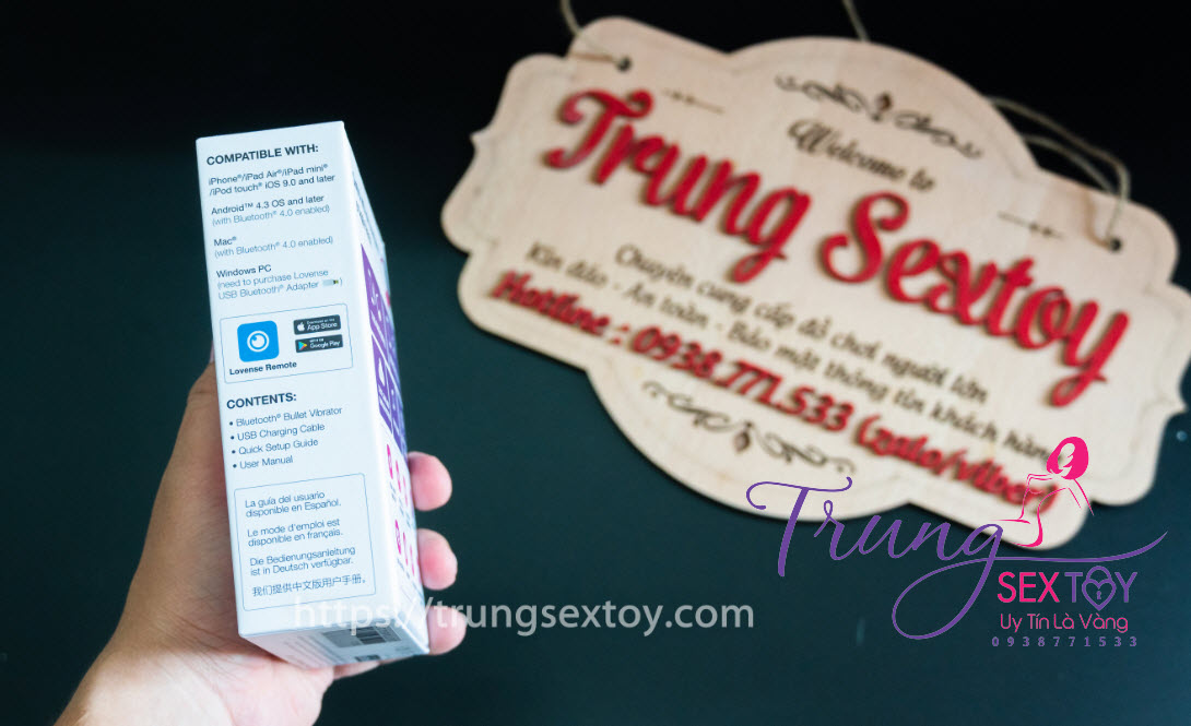 trứng rung Lush lovense trứng rung Lush lovense