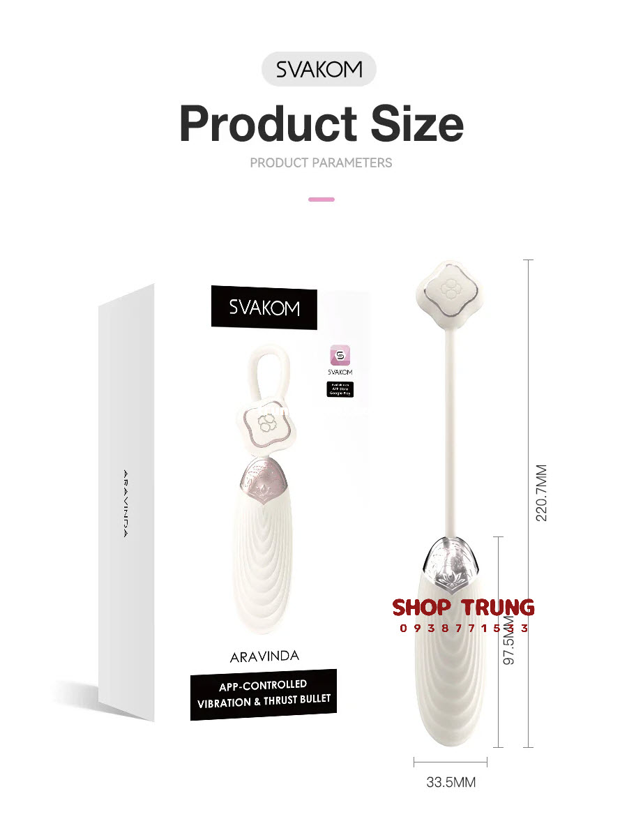 Trứng Rung Svakom Aravinda Trứng Rung Svakom Aravinda