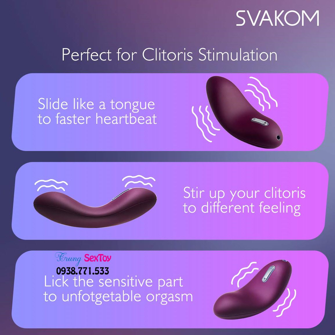 lưỡi rung Svakom Echo lưỡi rung Svakom Echo