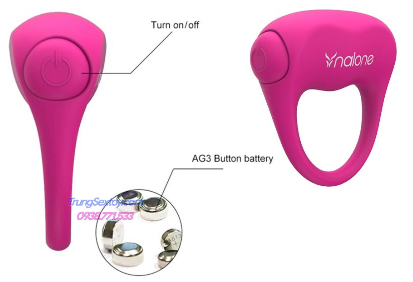 Vòng rung dương vật Nalone sinmis Vòng rung dương vật Nalone sinmis