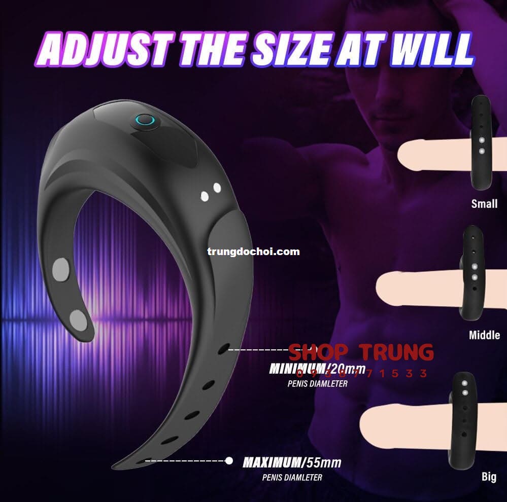 Vòng rung đeo dương vật Vòng rung đeo dương vật