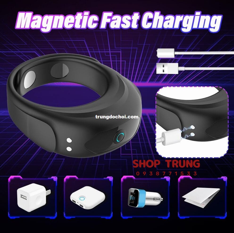 Vòng rung đeo dương vật Vòng rung đeo dương vật