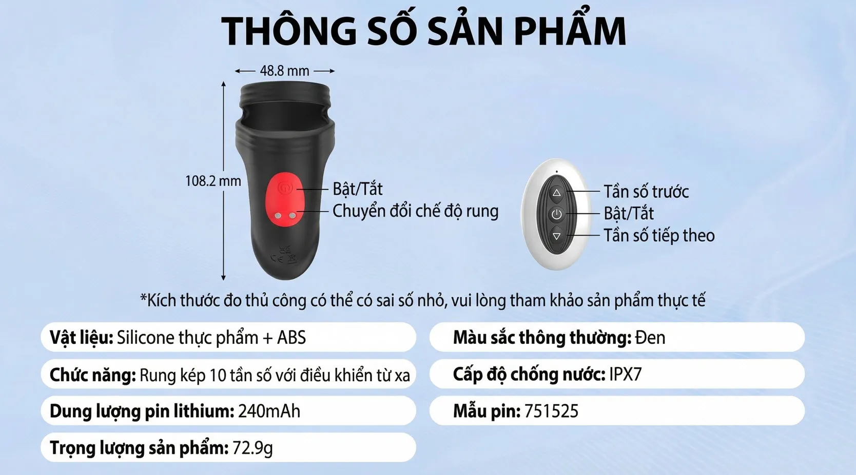 Nhẫn rung tình yêu có remote Nhẫn rung tình yêu có remote