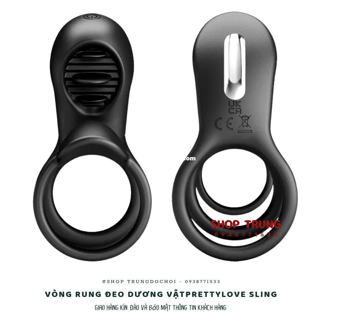 vòng rung deo dương vật Prettylove Sling vòng rung deo dương vật Prettylove Sling