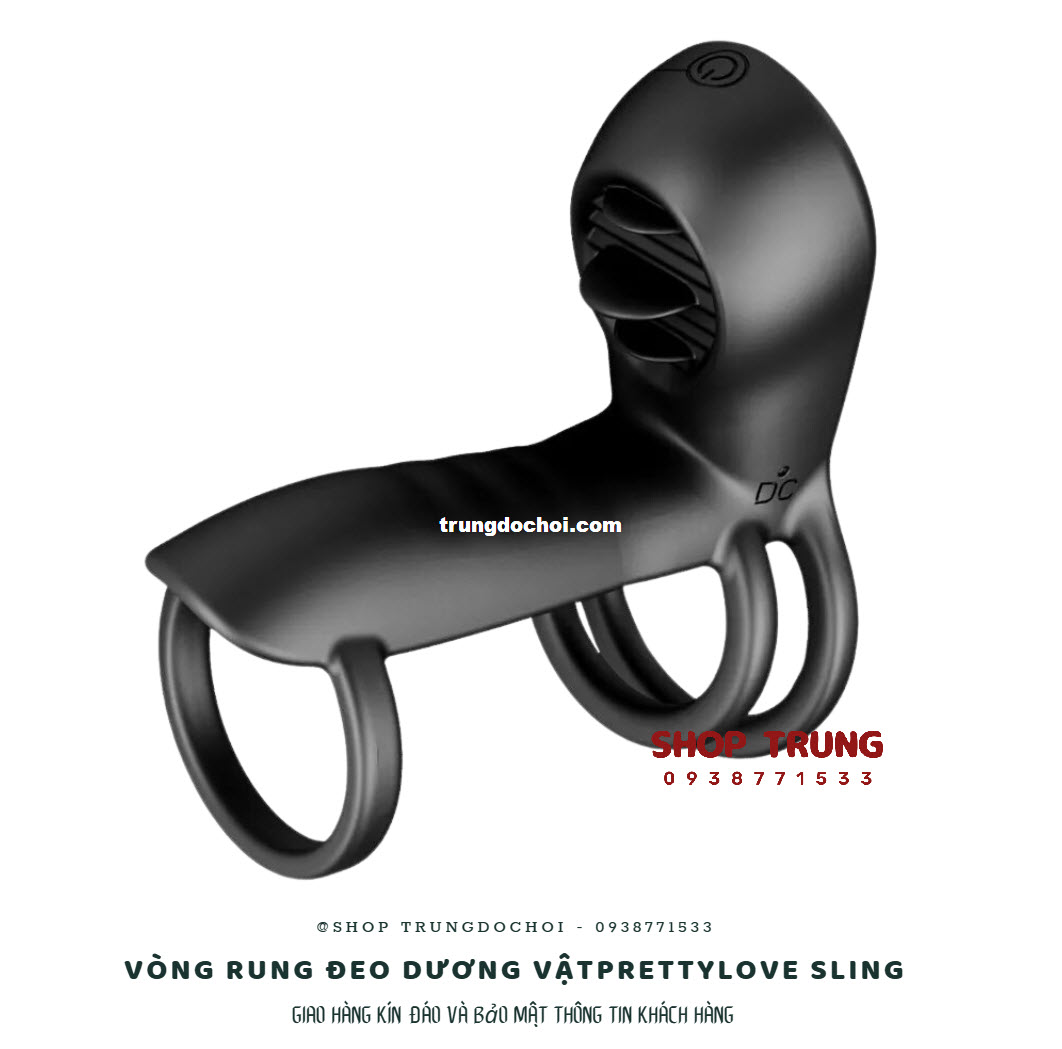 vòng rung deo dương vật Prettylove Sling vòng rung deo dương vật Prettylove Sling