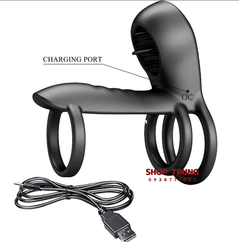 vòng rung deo dương vật Prettylove Sling vòng rung deo dương vật Prettylove Sling