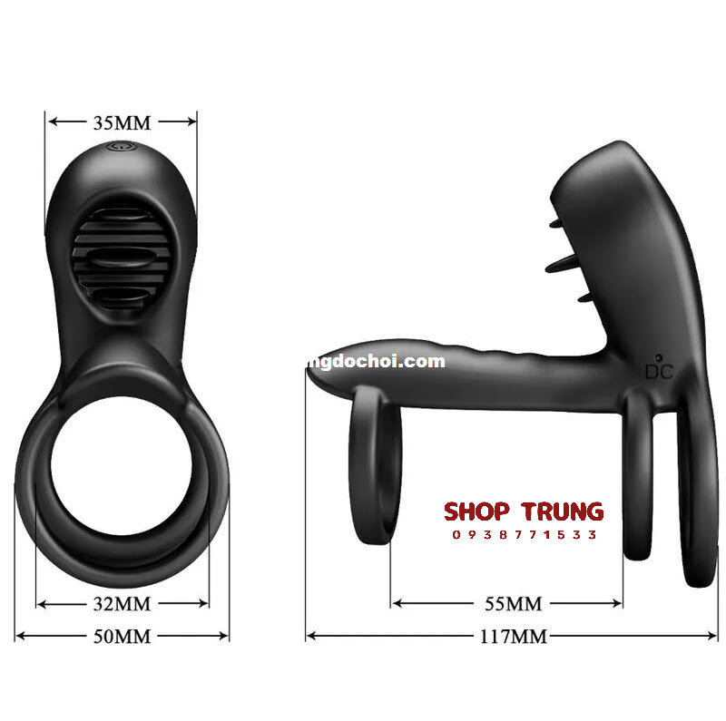 vòng rung deo dương vật Prettylove Sling vòng rung deo dương vật Prettylove Sling