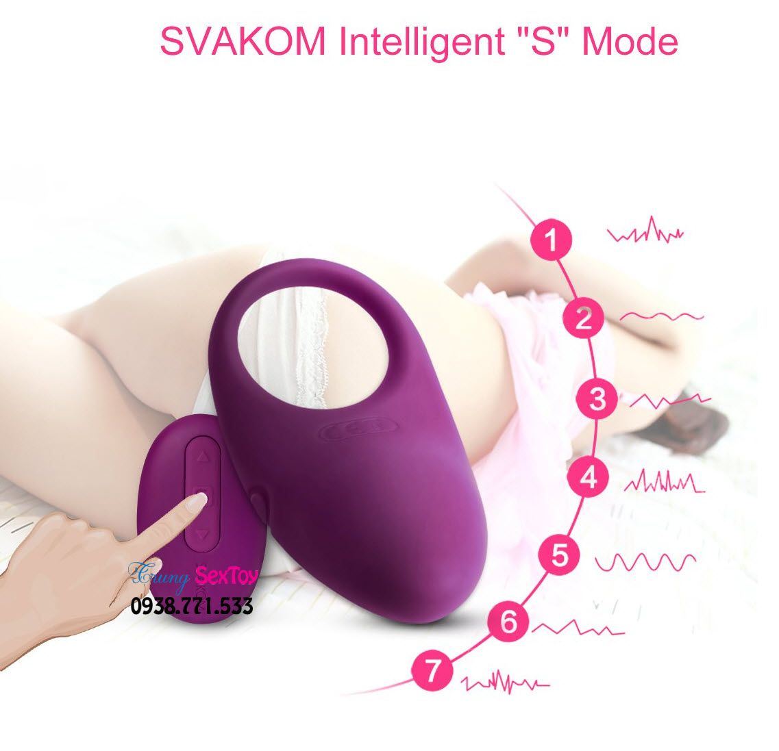 vòng rung dương vật Svakom Winni vòng rung dương vật Svakom Winni