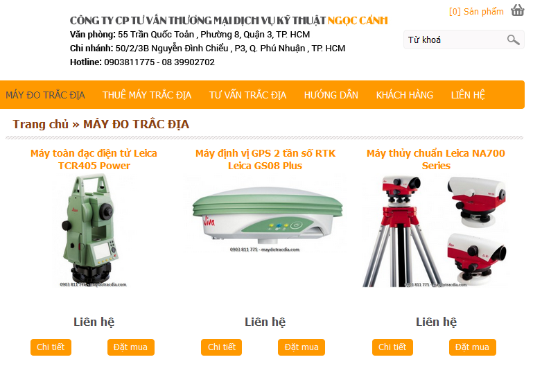Hướng dẫn mua máy trắc địa tại công ty Ngọc Cảnh Hướng dẫn mua máy trắc địa tại công ty Ngọc Cảnh