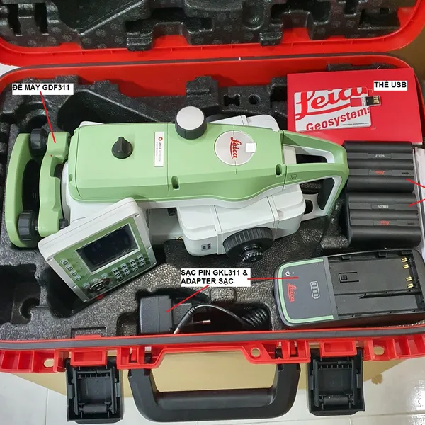 TOÀN ĐẠC ĐIỆN TỬ  LEICA TS 03, 5” ,  R500  ,