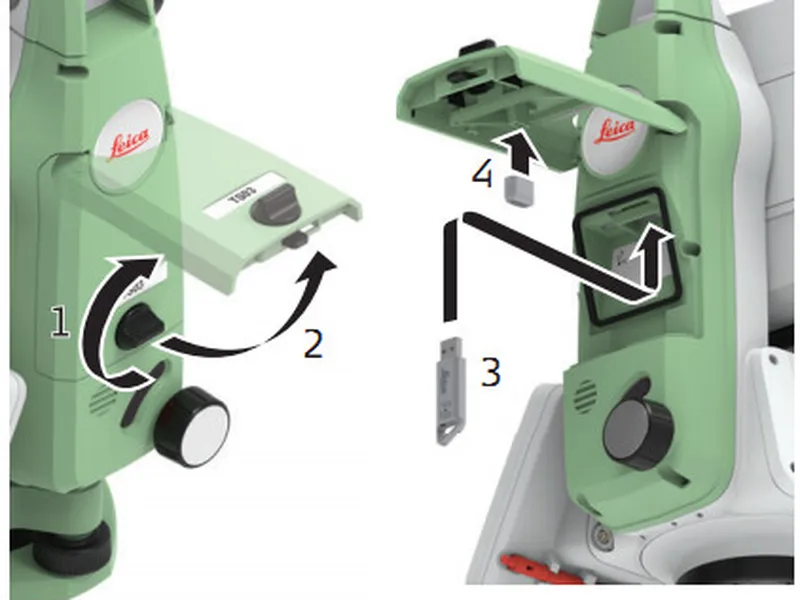 Cách truyền số liệu từ  toàn đạc điện tử Leica TS03  sang PC