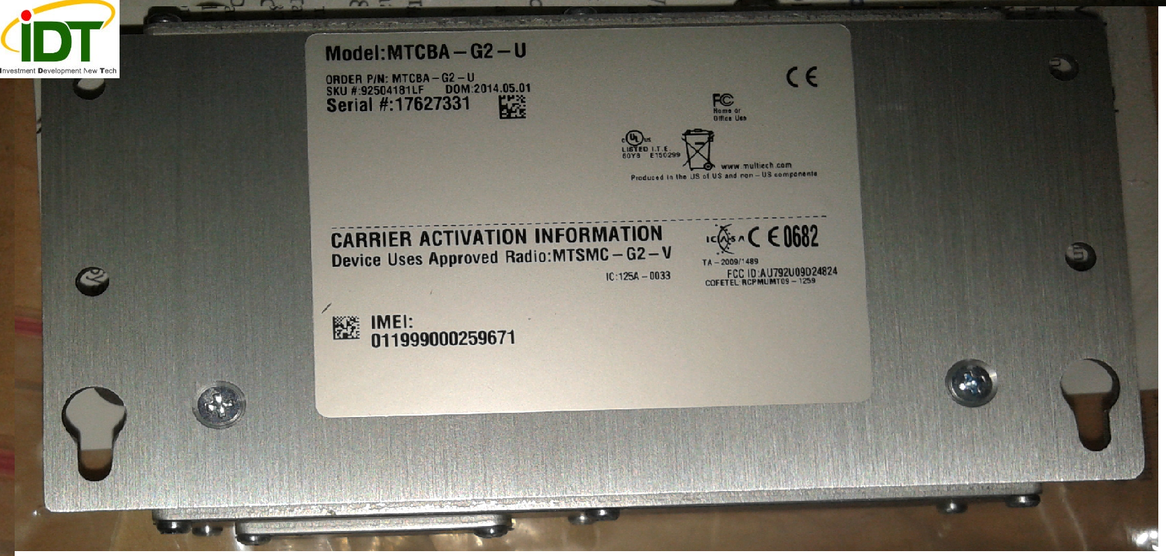 Thiết bị nhắn tin hàng loạt Multitech