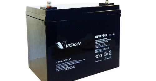 Bình ắc quy Vision 12V75Ah