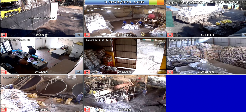 lắp camera cho kho hàng