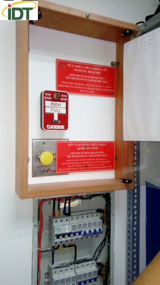 DI DỜI HỆ THỐNG PHÒNG CHÁY CHỮA CHÁY NOVEC1230