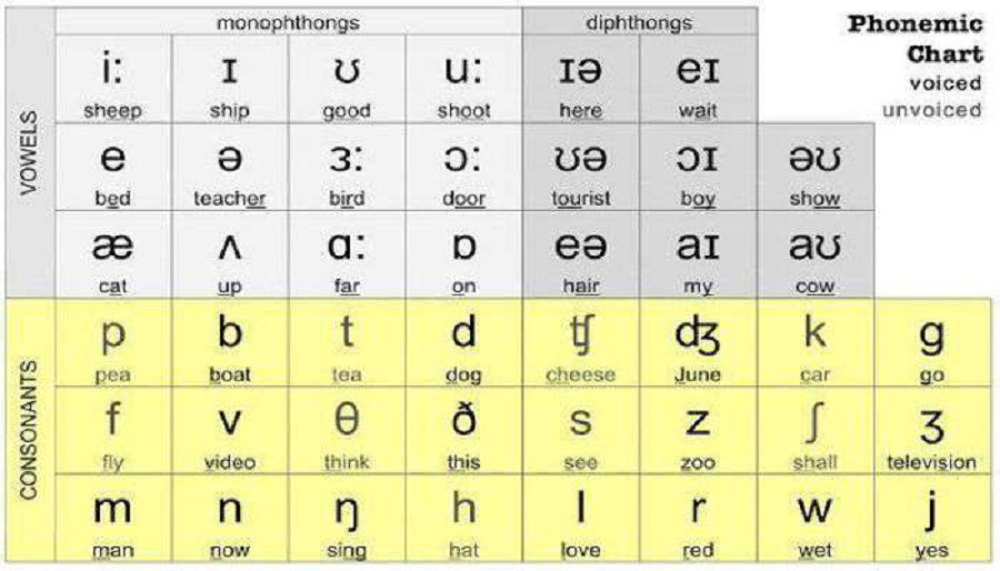 bảng phiên âm quốc tế IPA