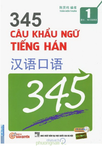 Giáo trinh 345 câu khẩu ngữ tiếng Hán