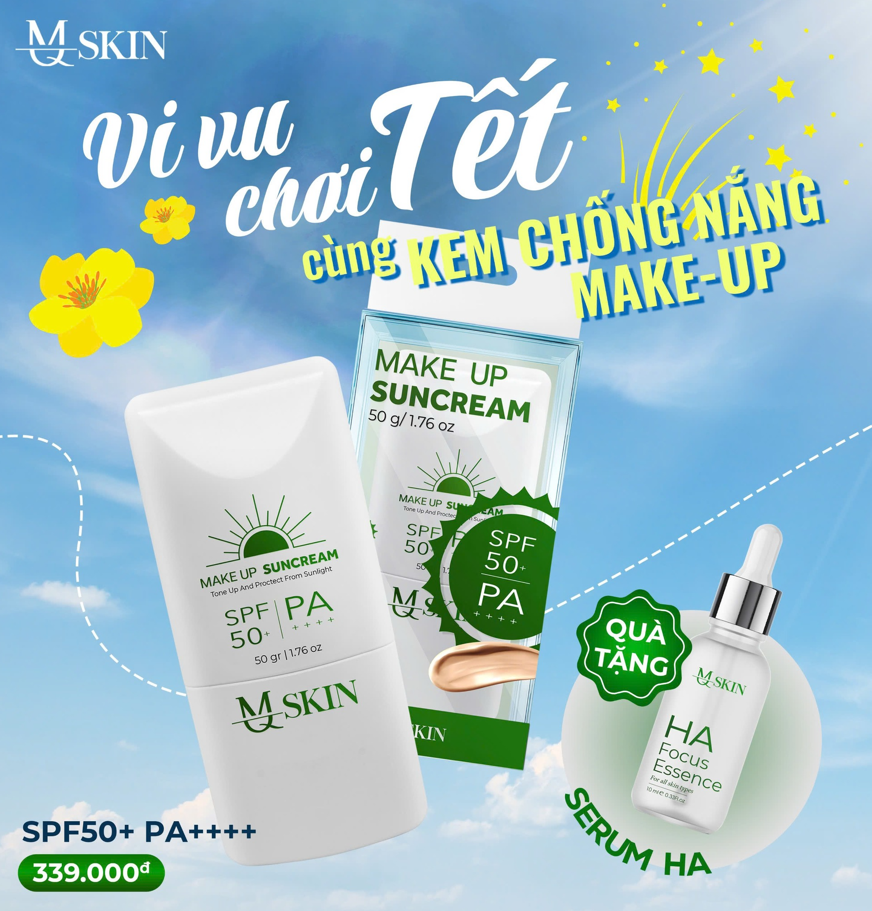 Kem chống nắng makeup mq skin Kem chống nắng makeup mq skin