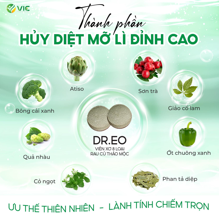 Thành phần viên uống detox giảm mỡ bụng dr eo Thành phần viên uống detox giảm mỡ bụng dr eo