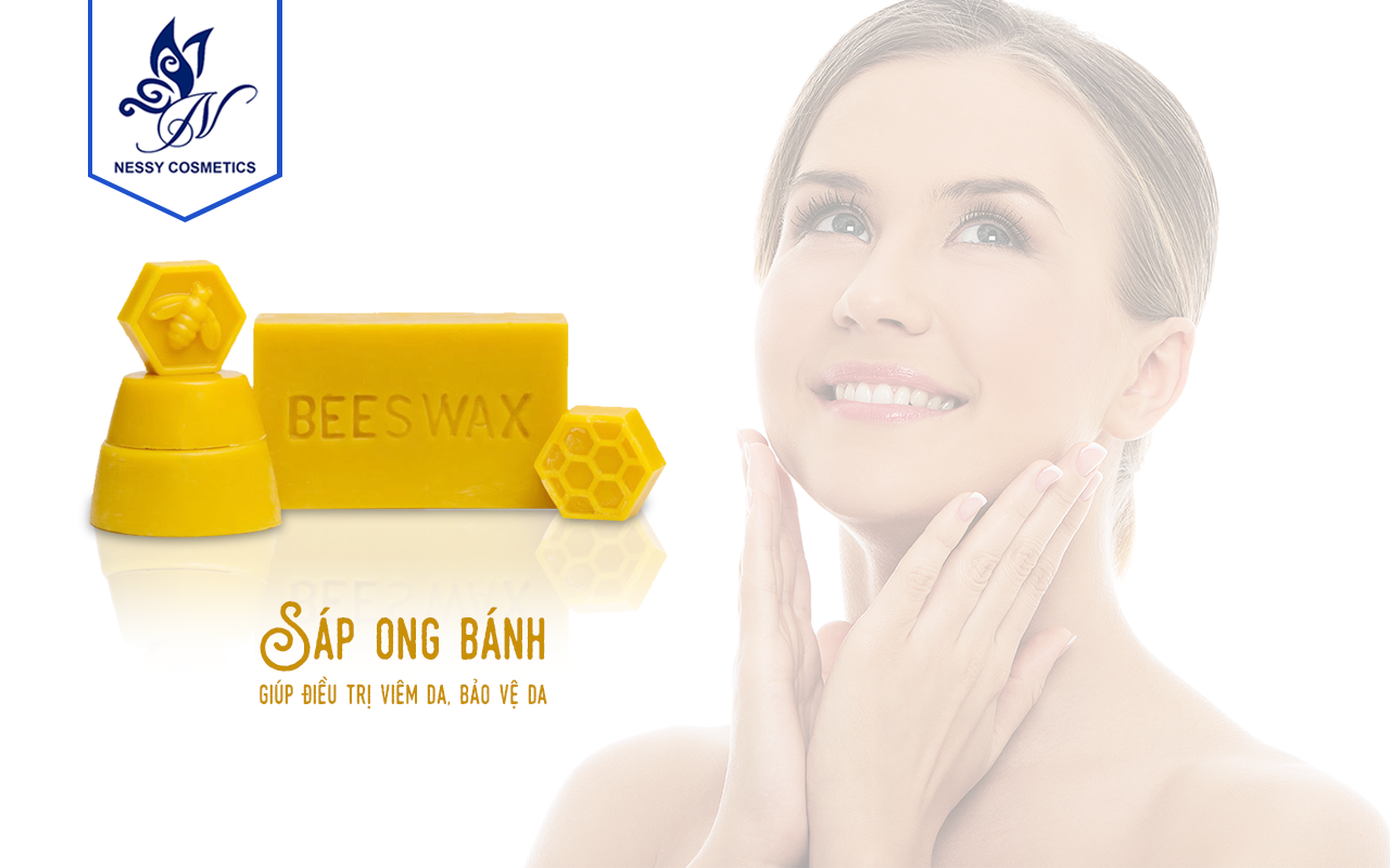 Sáp ong bánh Beeswax - Nguyên Liệu Mỹ Phẩm