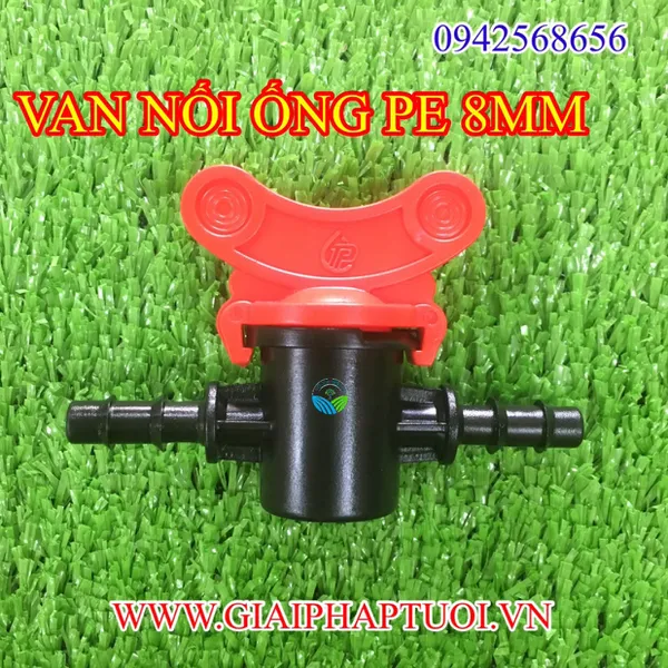 VAN NỐI ỐNG LDPE 8MM