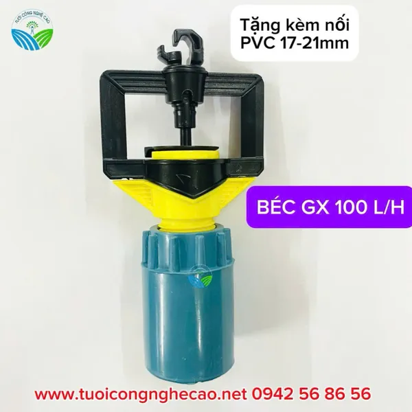 BÉC TƯỚI GX 100 L/H ĐUÔI 21MM