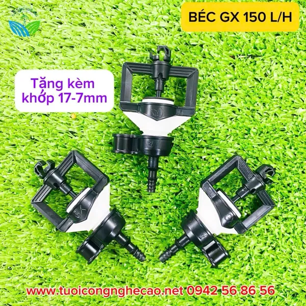 BÉC TƯỚI GX 150 L/H ĐUÔI 6MM