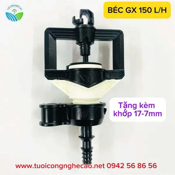 BÉC TƯỚI GX 150 L/H ĐUÔI 6MM