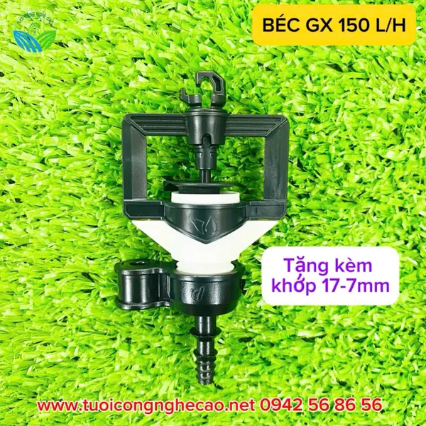 BÉC TƯỚI GX 150 L/H ĐUÔI 6MM
