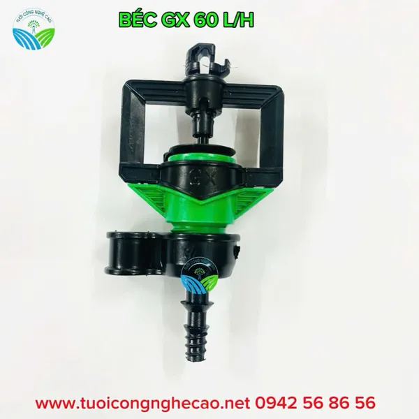 BÉC TƯỚI GX 60L/H ĐUÔI 6MM