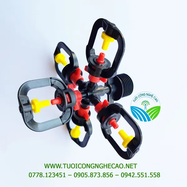 BÉC PHUN SƯƠNG 2M 5 HƯỚNG REN 21MM