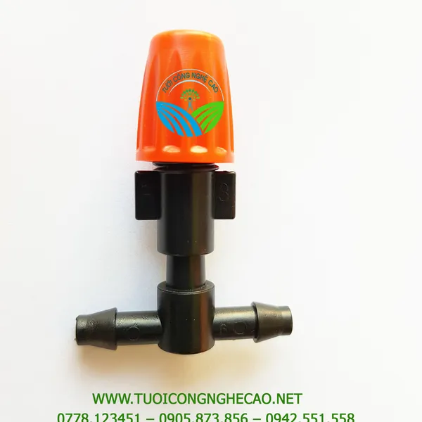 BÉC PHUN SƯƠNG CAM 1 HƯỚNG RA TÊ 6MM