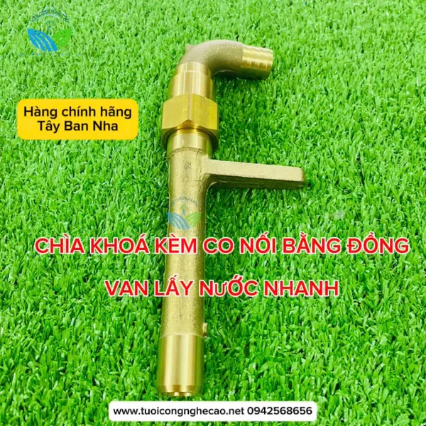 CO NỐI BẰNG ĐỒNG REN TRONG 27MM DÙNG CHO VAN LẤY NƯỚC NHANH