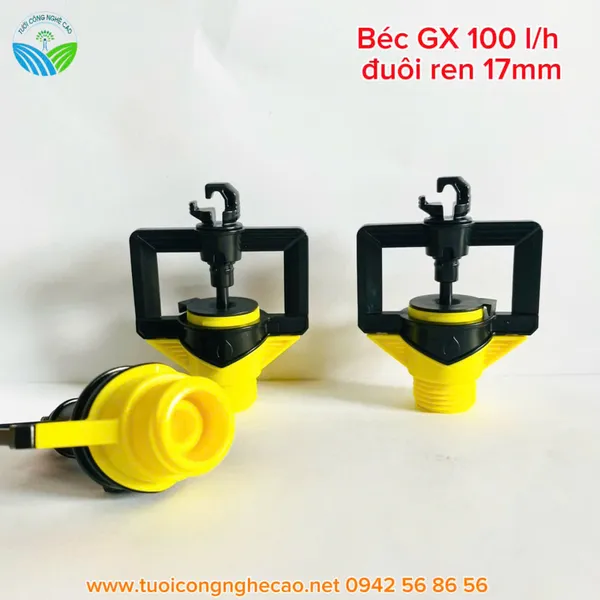 BÉC TƯỚI GX 100L/H ĐUÔI REN 17MM