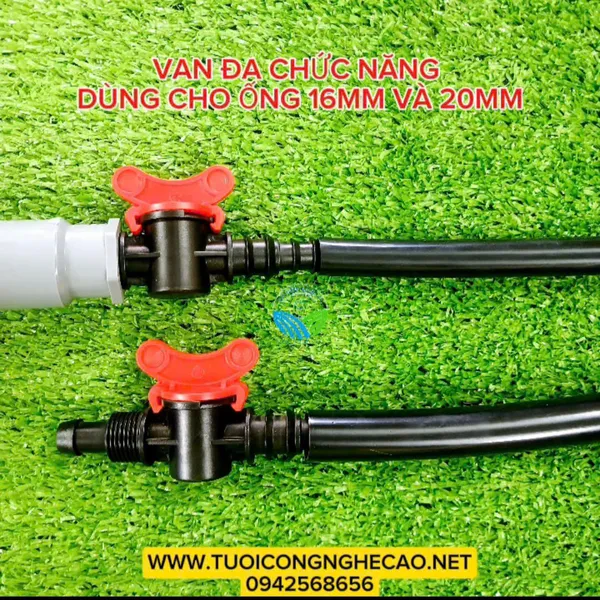 VAN ĐA CHỨC NĂNG DÙNG CHO ỐNG LDPE 16MM VÀ 20MM