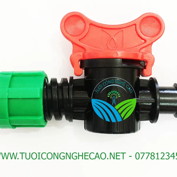 VAN ỐNG LDPE 16MM VỚI ỐNG NHỎ GIỌT 16MM