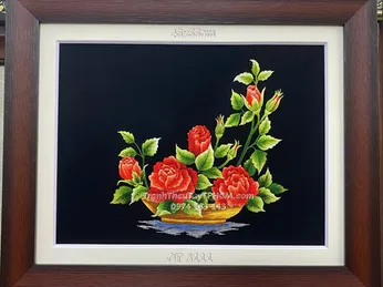 Tranh Thêu Hoa Ngày Tết – Điểm Nhấn Thanh Nhã Cho Không Gian Đầu Xuân