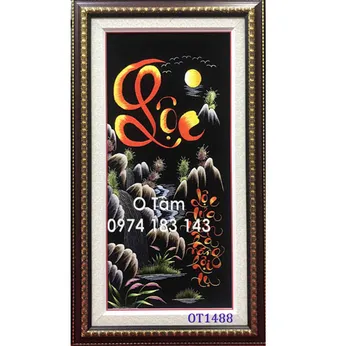 Tranh thêu tặng tân gia OT 1488