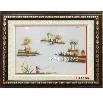 Tranh Thêu Đồng Quê OT 1168