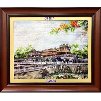 Tranh thêu Đại Nội Huế OT 2117