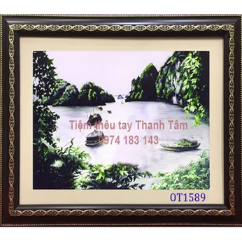 Tranh Thêu Vịnh Hạ Long OT 1589