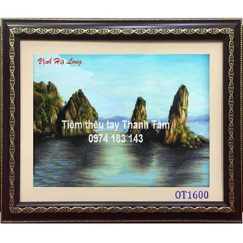 Tranh Thêu Vịnh Hạ Long OT 1600