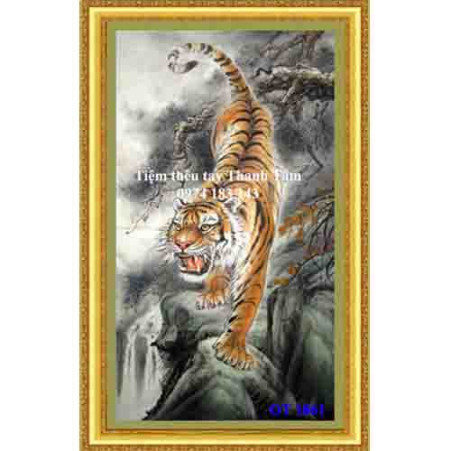 Tranh thêu con hổ OT 1861