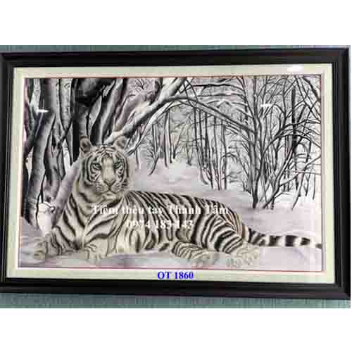 Tranh thêu con hổ OT 1860
