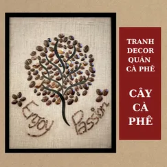 TRANH DỪA DECOR 70X90CM - CÂY CÀ PHÊ
