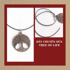 DÂY CHUYỀN DỪA TREE OF LIFE, dây cao su phong cách