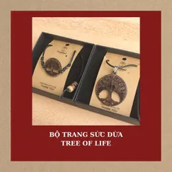 BỘ TRANG SỨC DỪA TREE OF LIFE ( 2 MÓN )