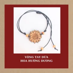 VÒNG TAY DỪA HOA HƯỚNG DƯƠNG