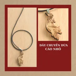 DÂY CHUYỀN DỪA CÁO NHỎ, dây đeo cao su phong cách