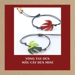 VÒNG TAY CÂY DỪA MINI, 2 màu tùy chọn